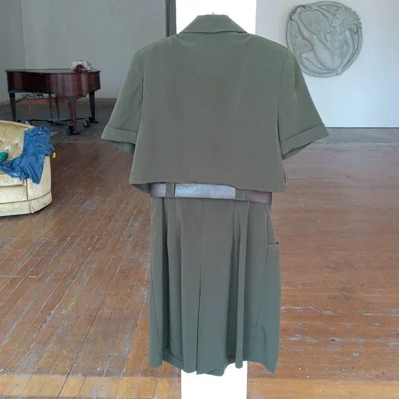 Radcliffe Olive green 3 piece looking romper - Picture 7 of 9